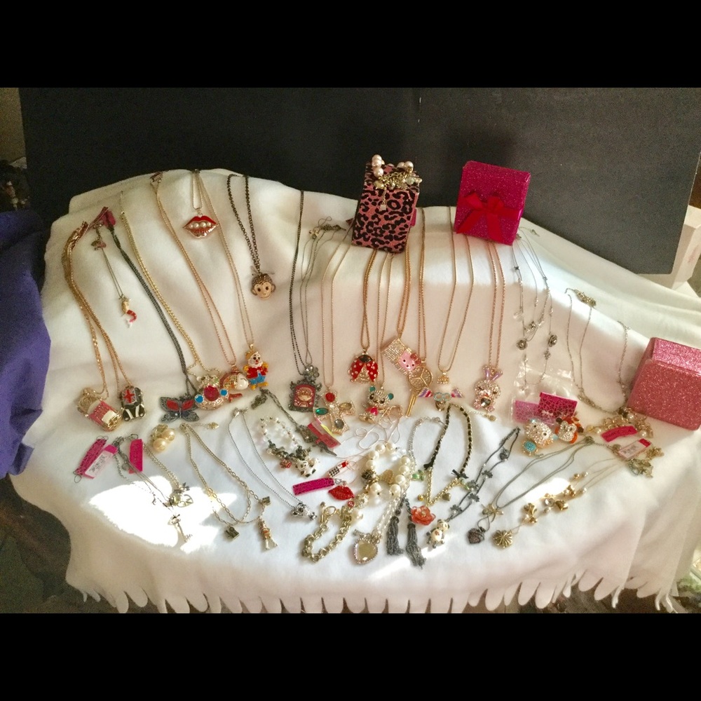 Huge Lot Betsey Johnson Jewelry